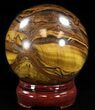 Polished Tiger's Eye Sphere #37606-1